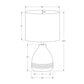 Lighting, Modern Table Lamp - Cream