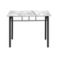 5 Pieces Dining Table Set, Small, Rectangular