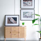 Rope Wall Art With Frame, Wall Decor For Living Room (Set of 3) - White / Black