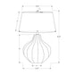 Lighting, Table Lamp, Ceramic, Transitional - Blue