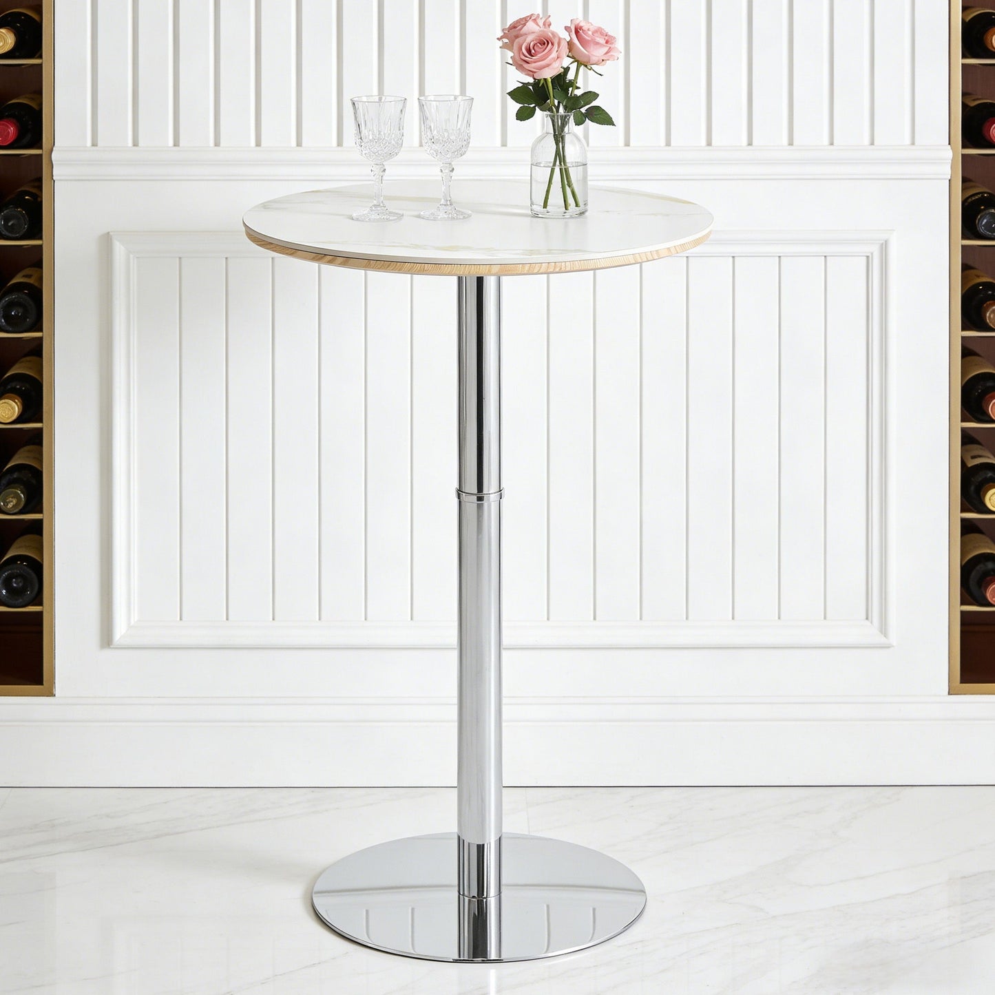 Contemporary Circular Bar Table