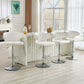 Adjustable Swivel Bar Chair With Ergonomic High Back Design