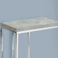Accent Table, C - Shaped, Tempered Glass, Stylish Design Contemporary & Modern