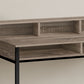 Computer Desk For Home Office, Standing, Storage Shelves, Laptop, Contemporary & Modern
