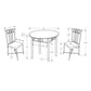 3 Pieces Dining Table Set, Small, Round, Contemporary & Modern