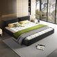 Cloud Bed Frame With Oversized Padded Movable Headboard
