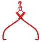 Heavy Duty Log Lifting Tongs Grapple Timber Claw - Red