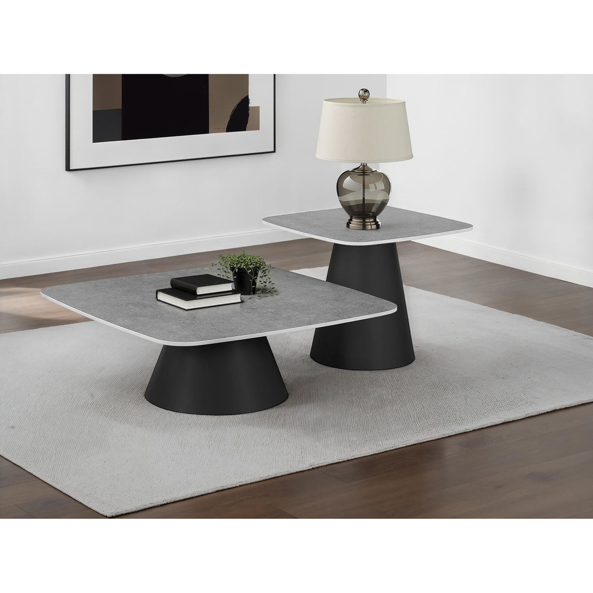 Duncan - 2 Piece Coffee Table Set