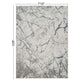Geometrix - 7'10" X 10'6" Area Rug, Geometric 3D Effect - Ivory / Gray