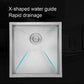 Modern Style Undermount Sink With Stainless Steel, Deep Single Bowl