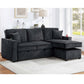 Convertible Sectional With USB / USB - C Port, Storage Chaise, Pull-Out Bed