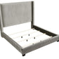 Upholstered Bed, Space-Saving Design