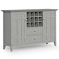 Bedford - Sideboard Buffet And Wine Rack