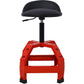 Pneumatic 360 Degree Swivel Stool, Mechanics Rolling Creeper Seat, Heavy Duty Mechanics Stool