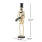 Skeleton Musician Statue, For Halloween Indoor Outdoor Party Display - Gold