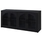 Shayne - 4 Door Sideboard With Arched Doors - Black