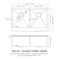 Double Bowl Farmhouse Sink / Stainless Steel Apron Front