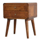 Curved Nightstand