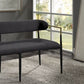 Jaramillo - Chenille Bench - Black