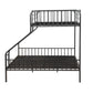Caius - Twin Long Queen Bunk Bed - Gun