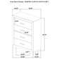 Merritt - 4 Drawer Bedroom Chest - Light Oak