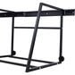 Heavy Duty Adjustable Garage Wall Multi-Tire Rack Storage - Black