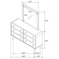 Winston - 6 Drawer Dresser With Mirror