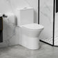 1 Piece Toilet With Dual Flush & Rimless Bowl - Glossy White