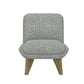 Armless Accent Chair - Gray