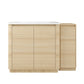 Freestanding Bathroom Vanity With Sink, 1 Small Storage Cabinet, Soft Close Door