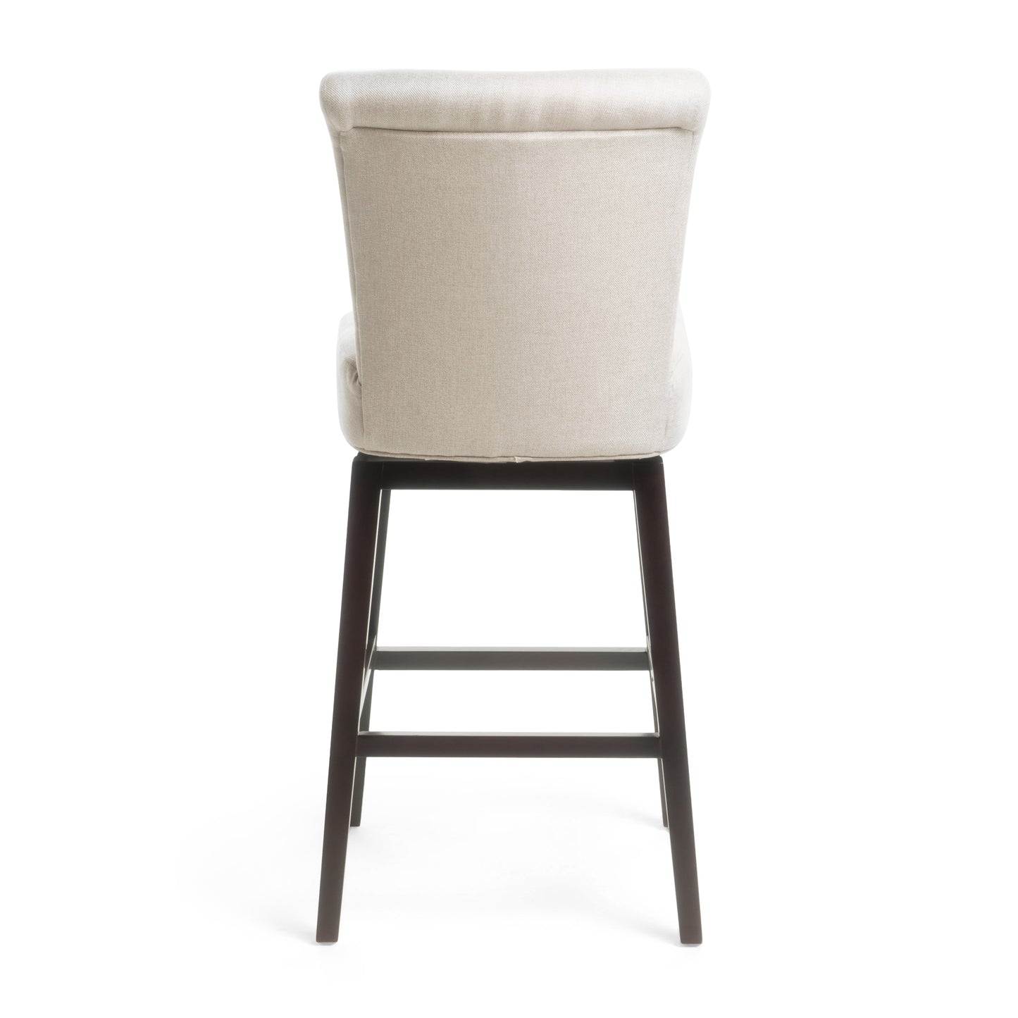 Hadara - Set of 2 - 32" Swivel Bar Stools with Wood Frame & Upholstered Cushion for Kitchen Island, Bedroom, or Dining Room