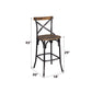 Zaire - Bar Chair - Black / Oak