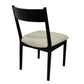 Comfortable Upholstery Cresent Chair (Set of 2) - Peppercorn