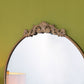 Classic Design Mirror With Baroque Inspired Frame For Bathroom, Entryway Console Lean Against Wall