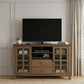 Artisan - Tall TV Media Stand - Rustic Natural Aged Brown