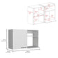 Burwood - Kitchen Wall Cabinet With 2 Doors And Shelves - White