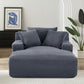 Cloudline - Oversized Chaise Lounge, Modern Comfy Couch With Full Foam Cushioning, Cozy Sleeper Sofabed