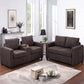 Modern Style 2 Piece Sofa Set With Cup Holders & Charging Port