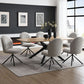 Lawton - 7 Pieces Dining Room Set - Natural / Black / Gray