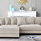 Luxe - Oversized 2 Piece Sectional Couches For Living Room, L Shaped Sofa With Chaise
