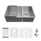 Modern Double Bowl Undermount Sink Design With 10" Deep Basins