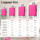 Hardshell Luggage Set 6 Piece With Duffel & Toiletry Bag