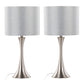 Lenuxe - Contemporary Semi Gloss Table Lamp (Set of 2)