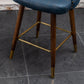 Nerouft - Set of 2 - 25" Faux Leather Counter Stools with Nailhead Trim