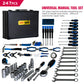 Combined Maintenance Tool Suitcase 247 Pieces Of Basic Home Maintenance Tool Set General Machinery Tool Set - Blue