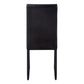 Dining Chair Side Upholstered, For Dining Room (Set of 2) - Black