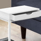 Accent Table, C - Shaped Contemporary Elegant Desig