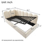 Upholstered Daybed With Hydraulic Storage