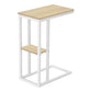 Accent Table, C - Shaped, Marble Look Contemporary & Modern Convenient Design