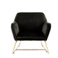 Keira - Accent Chair With Metal Base